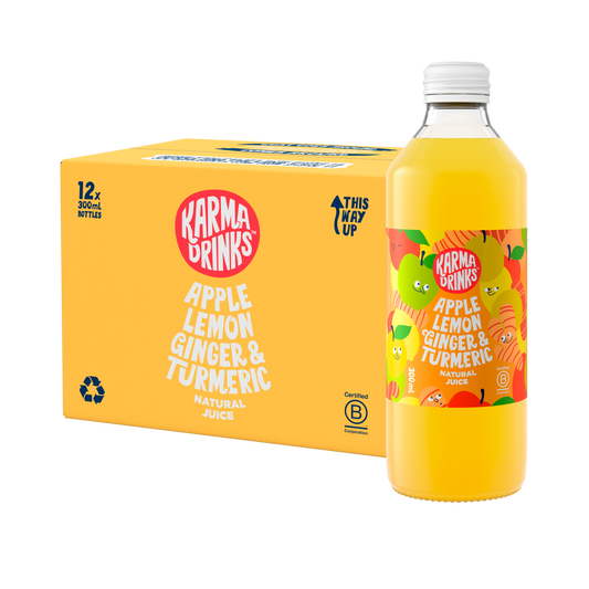Apple, Lemon, Ginger & Turmeric Juice