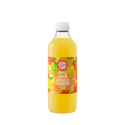 Apple, Lemon, Ginger & Turmeric Juice